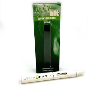 Photo of 2.5mL Max Hit Disposable Vape Delta 8 THC/HHC/Delta 8 THCO/THCP/Delta 10 THC- Super Sour Diesel