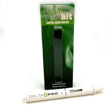 Photo of 2.5mL Max Hit Disposable Vape Delta 8 THC/HHC/Delta 8 THCO/THCP/Delta 10 THC- Super Sour Diesel