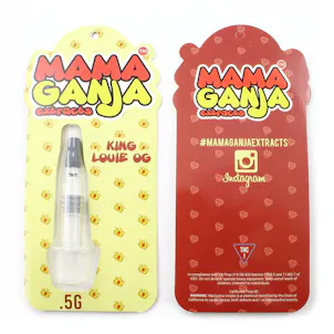 Photo of 10 Mama Ganja KING LOUIE OG Cannabis Flavor Strains Empty Syringe Blister Packaging Childproof Child