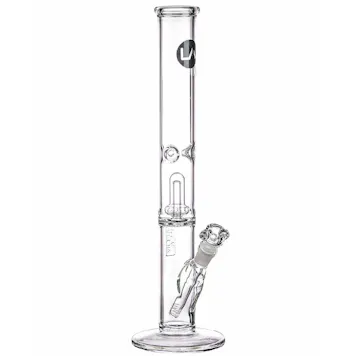 Photo of LA Pipes 16” 5mm Thick Showerhead Straight Tube Bong