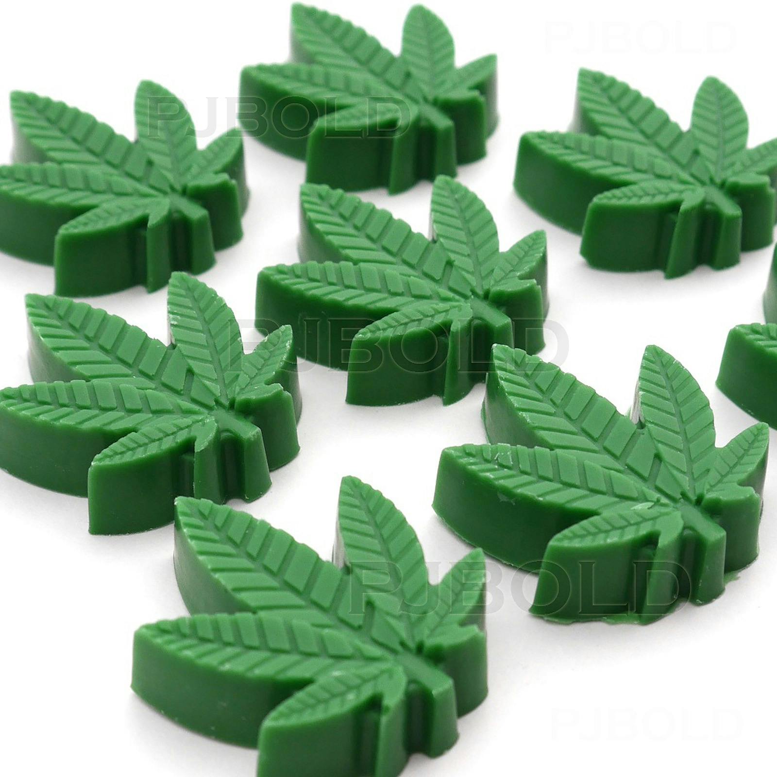 PJ Bold Marijuana Leaf Candy Mold Green Leafly
