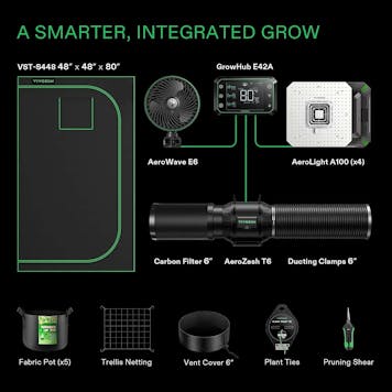 Photo of VIVOSUN Smart Grow Tent Kit GIY-SGS-44 Pro 4x4