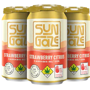 Photo of Sungaze Cannabis Seltzer - Strawberry Citrus