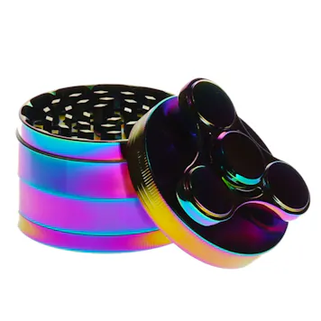 Photo of 4pc Fidget Spinner Grinder With Triangle/Buttons 2 1/2 "
