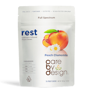 Photo of Care By Design | Gummies Peach Chamomile REST 60mg THC 24ct