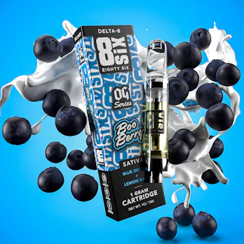 Photo of Boo Berry Delta-8 THC 1G Vape Cartridge (Blue Dream)