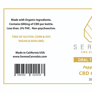 Photo of SERENE CBD Oral Tincture