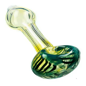 Photo of 4 " Raked Face Fumed Spoon Pipe