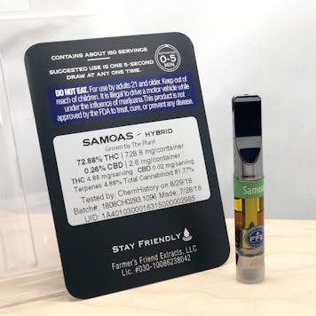 Product image for Samoa Kush CO2 Cartridge - 1g
