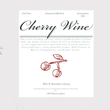 Photo of Feminized Cherry Wine Hemp Seeds CBD