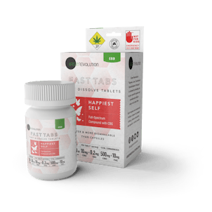Product image for Fast Tabs Happiest Self 50:1 CBD:THC