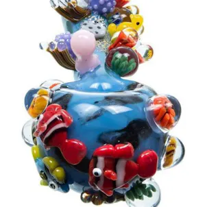 Photo of "Blue Sea" Glass Spoon