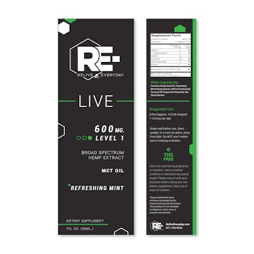 Photo of RE-LIVE - 600mg - Refreshing Mint - 1 oz