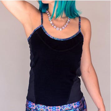 Photo of Jumbie Art Padma Spaghetti Top