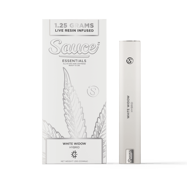 【THXE60%✖️CBN】LIVELINE-White Widow 1ml Sauce: Sauce Essentials - White Widow - 1.25G Live Resin AIO