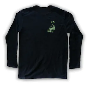 Photo of LOUNGE LIZARD, CALIFORNIA WAVE, UNISEX LONG SLEEVE CREW NECK TEE