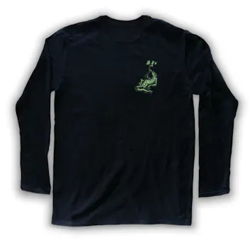 Photo of LOUNGE LIZARD, CALIFORNIA WAVE, UNISEX LONG SLEEVE CREW NECK TEE
