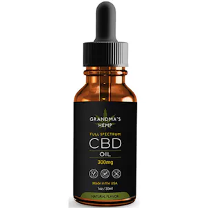 Photo of Grandma's Hemp Full Spectrum CBD Oil 300mg
