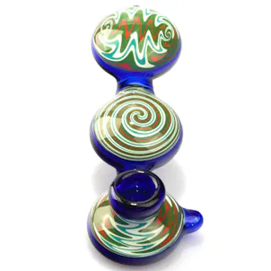 Photo of 4.9" Wig Wag 3-Section Glass Pipe