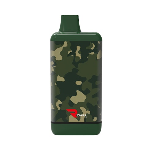 jungle bar vape Rokin: Camo Raz LTX Ice Blue Color|Fumed Color Changing Choose Flavor:Apple Icy