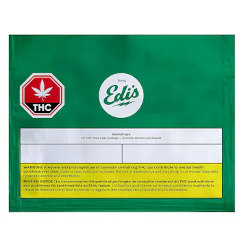 Photo of Edi's Fast GumDrops - 20 Pk 20x0.5 mg Net Weight 150 g