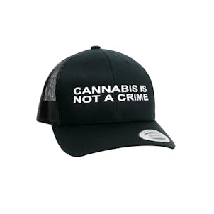 Photo of RYOT® “Not a Crime” Retro Trucker Hat - Black