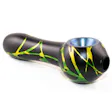 Product image for Smoking Pipe Black Toxic Splash Matte Finish