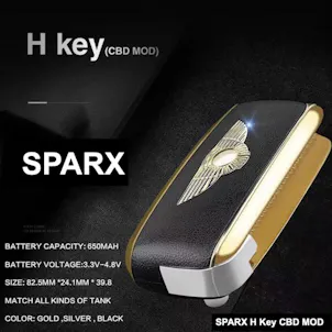 Photo of Black H-Key Mini Box Battery 650mah Vape Variable Voltage