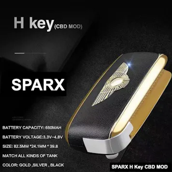 Photo of Black H-Key Mini Box Battery 650mah Vape Variable Voltage