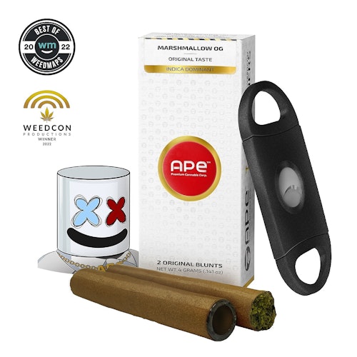 APE Premium Cannabis Corp. MARSHMALLOW OG Double Blunt 4 g .141 oz Leafly