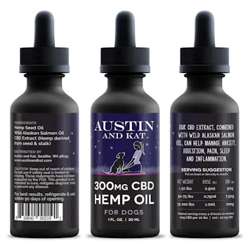 Photo of Austin and Kat - 300mg CBD Hemp Oil for Dogs