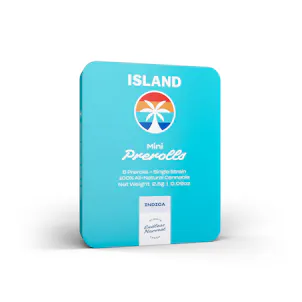 Photo of Island Mini Prerolls 5-Pack: Purple Fritter (Indica)