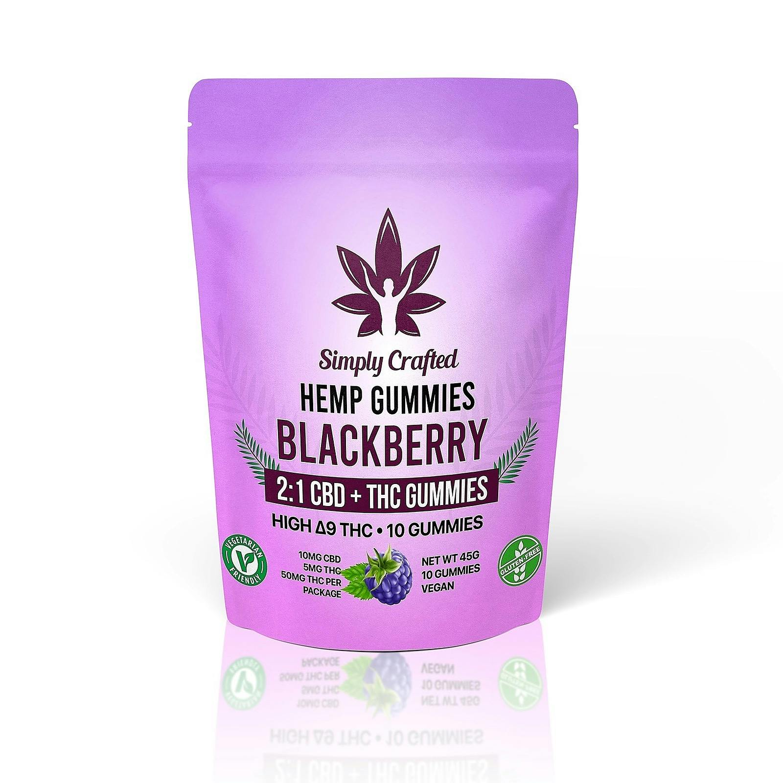 Simply Crafted Free Shipping Save 25 With Code Leafly Cbd Thc Gummies 21 Ratio 100 4809