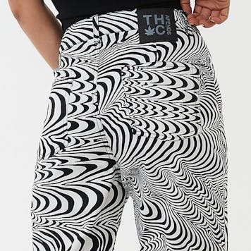 Photo of Afends Womens Broccoli - Hemp Wide Leg Pants - Black