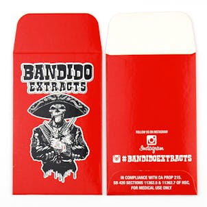 Photo of 50 Full Color Bandido Extracts Wax Coin Envelopes Premium High Gloss Envelopes #028