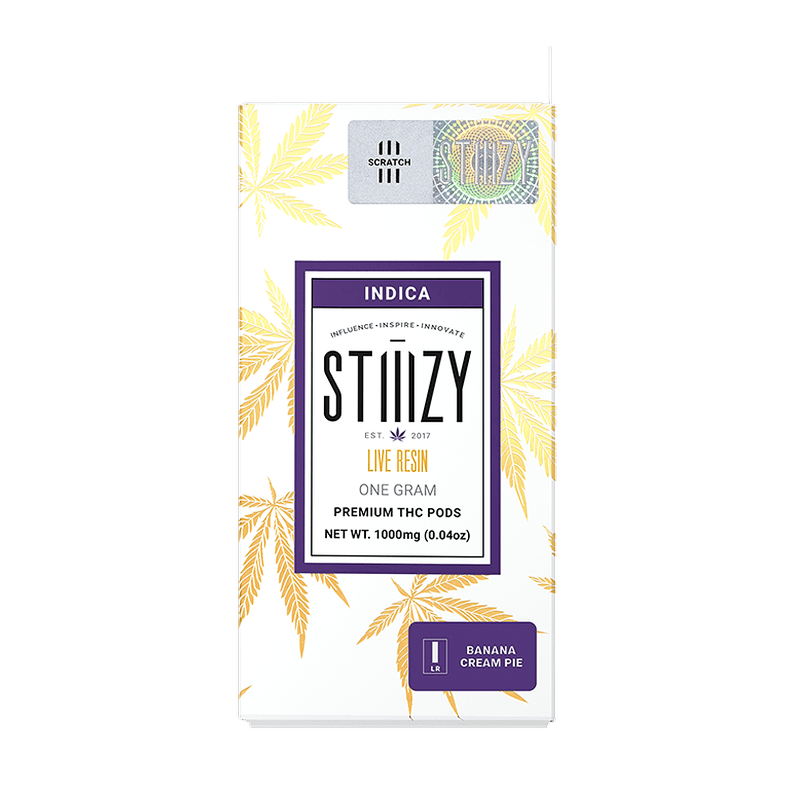 STIIIZY BANANA CREAM PIE LIVE RESIN POD 1G Leafly