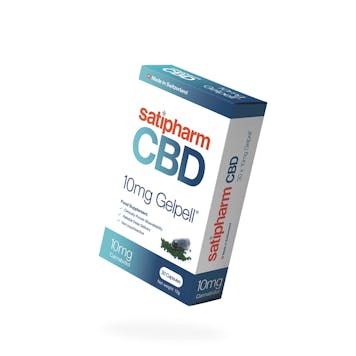 Photo of Satipharm CBD 10mg Gelpell® Capsules