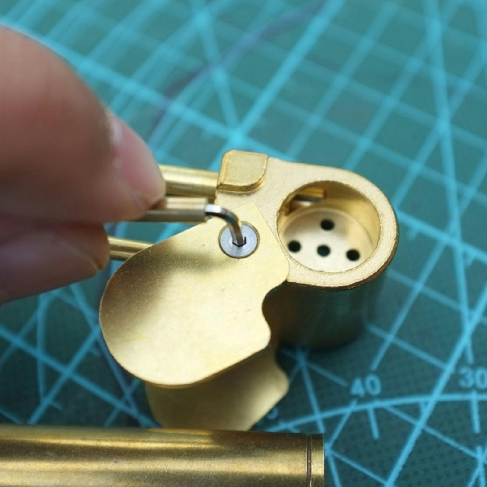 Punchbowl Pipes Hawaii "Shaka" AllinOne Brass Pipe A Proto Pipe 2.