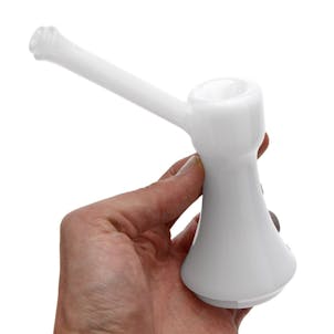 Photo of 5" Cloud White Bubbler | Jane West x Grav