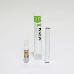 Photo of Minnesota Medical Solutions Green Distillate Prefilled Vaporization Cartridge - 500 mg
