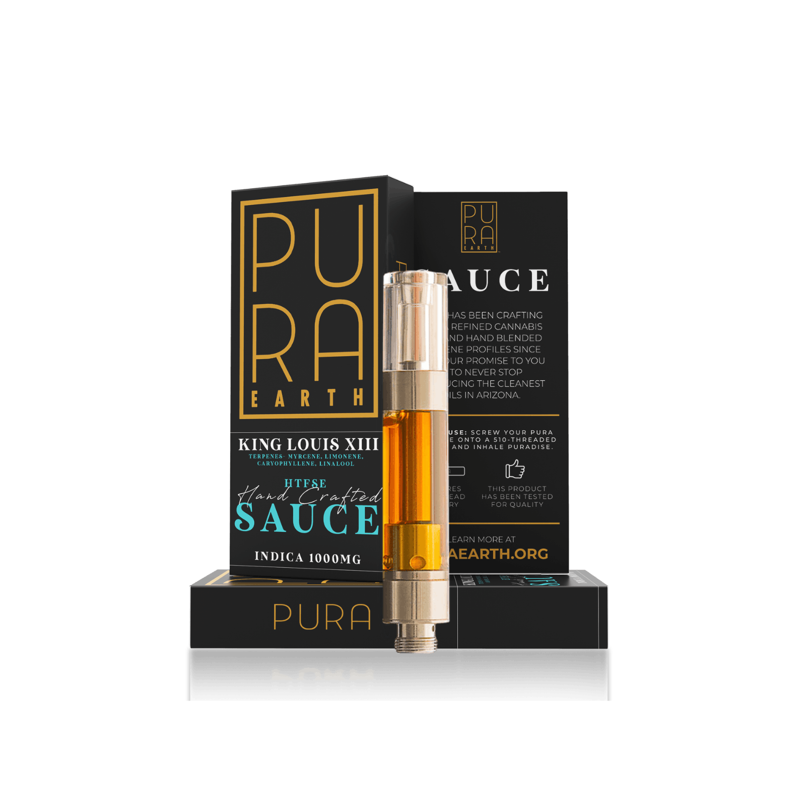 PuraEarth Concentrates King Louis XIII HTFSE Sauce Cartridge 1000mg