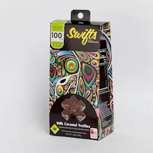 Photo of Milk Chocolate Caramel Truffles (Hybrid) 100mg 10-pack