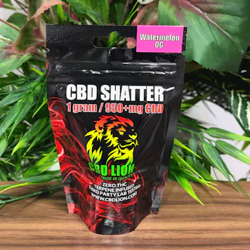 Photo of 1g Watermelon OG CBD Shatter