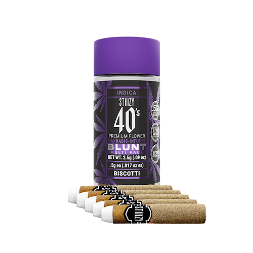 STIIIZY BISCOTTI 40s MINI BLUNT MULTIPACK .5G Leafly