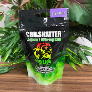 Photo of 0.5g Grape Kush CBD Shatter