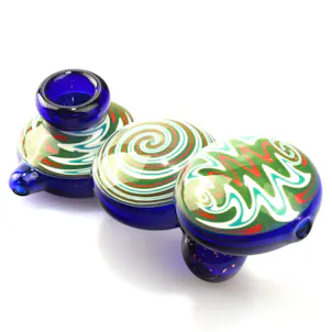 Photo of 4.9" Wig Wag 3-Section Glass Pipe