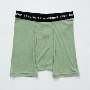 Photo of Afends Mens THC Essential - Hemp Boxer Briefs - Moss