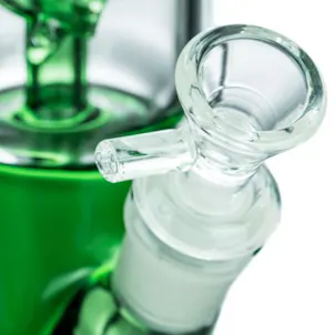 Photo of 16" Coil Perc Straight Tube Bong with Splashguard