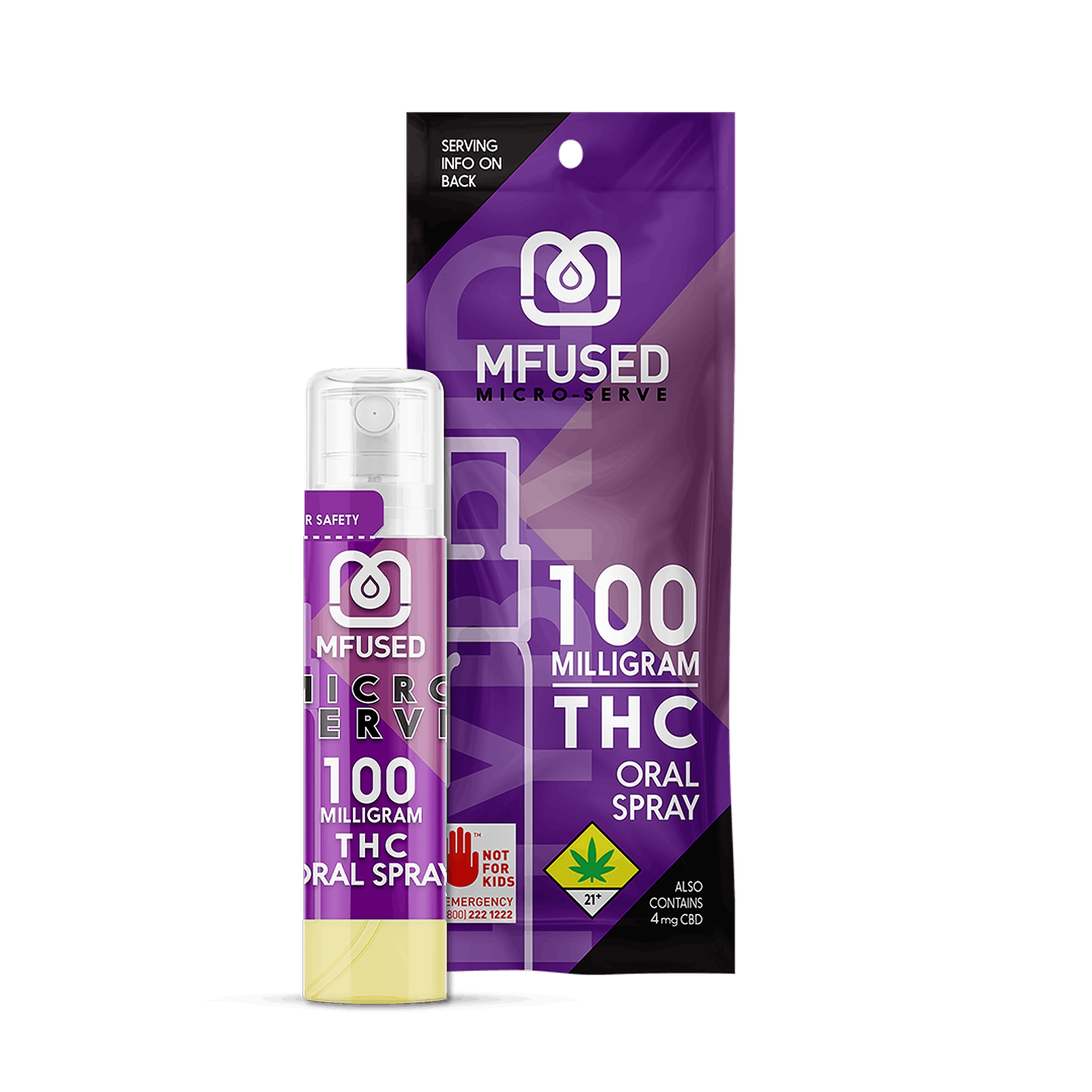 MFUSED MFUSED MicroServing THC Oral Spray Tropical Trip (hybrid
