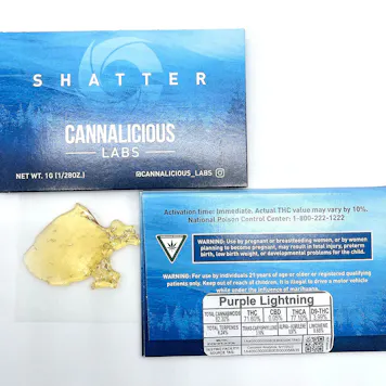 Photo of Purple Lightning Shatter 1.0g